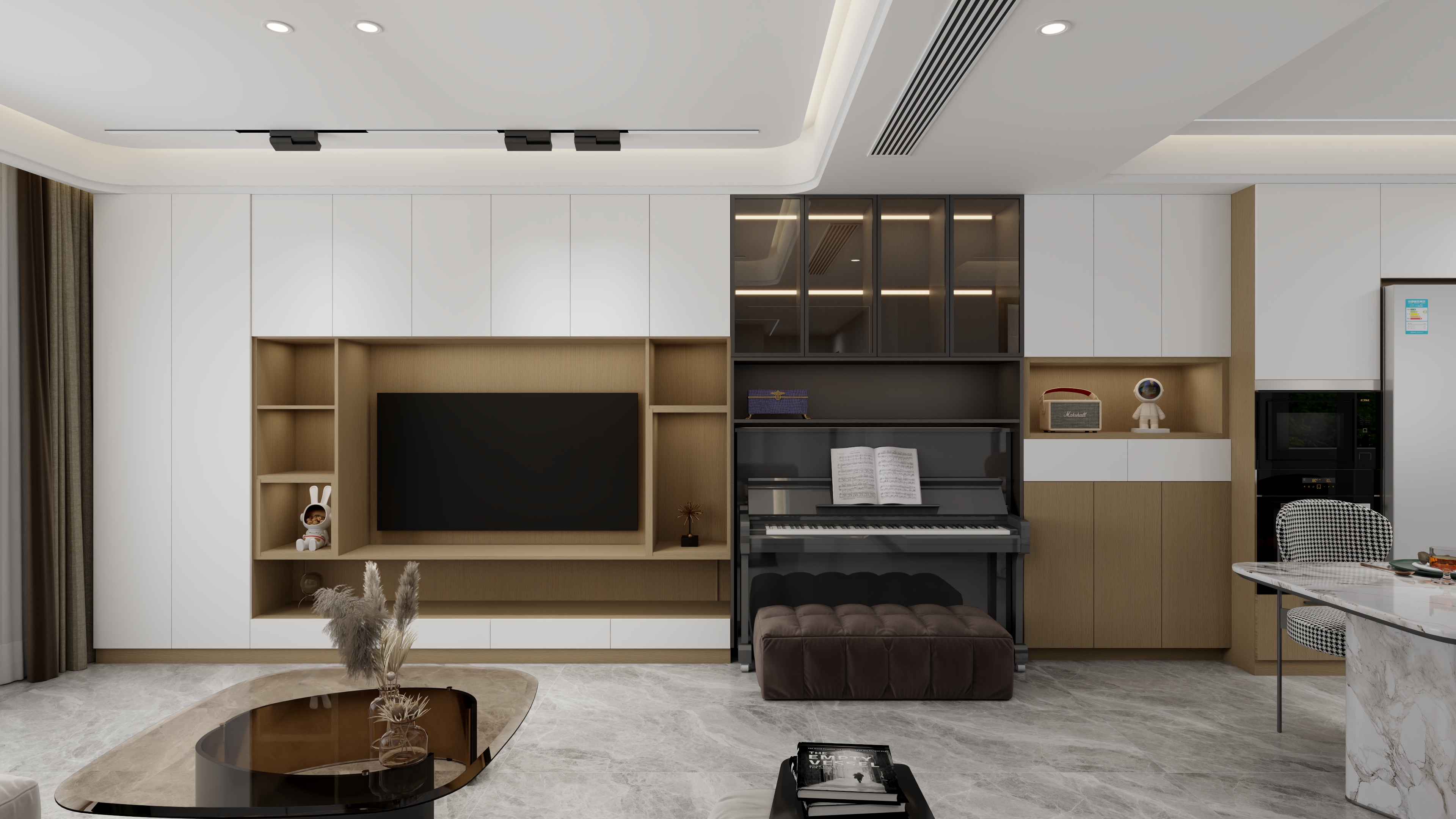 金利源丨電視背景墻這樣裝，簡約又好看！